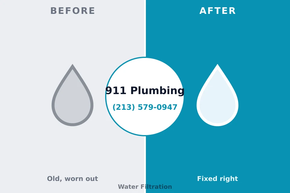 Before and after: plumbing company Salem, OR